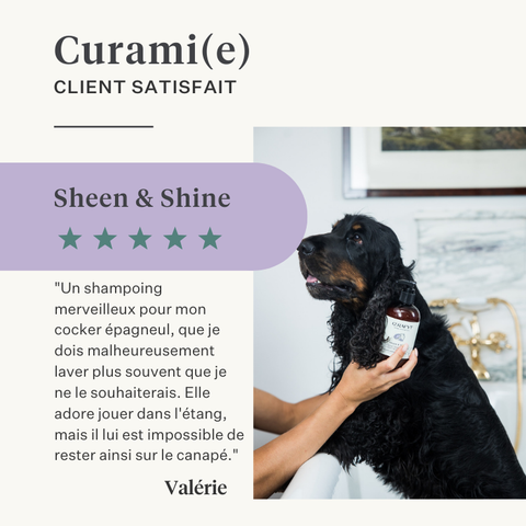 Shampooing naturel pour chiens et chiots avec peau irritée et sensible | localization: FR