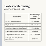 Vegansk hundetilskud til mave, fordøjelse, prutter, probiotika, præbiotika, fordøjelsesenzymer | localization: DA