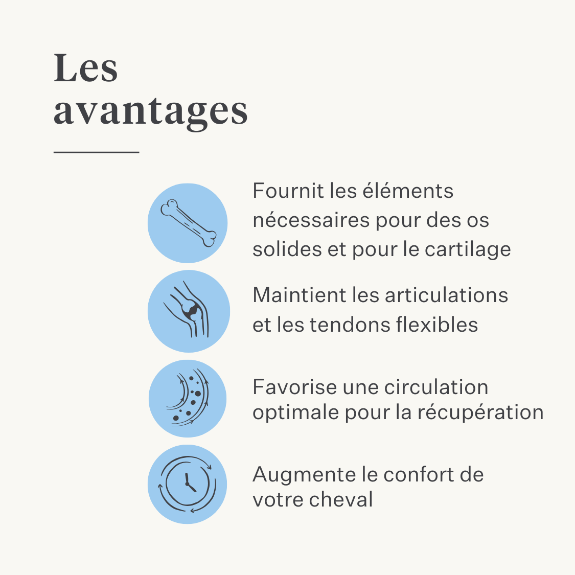 Supplément naturel pour cheval et poney, articulations, ligaments, tendons, muscles | localization: FR
