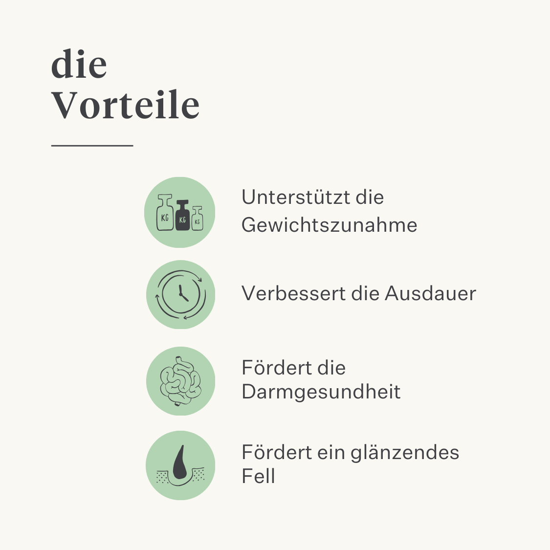 Ergänzung kaltgepresstes Öl Pferdeausdauer Gewicht Muskeln Vitamin E Leinöl DHA EPA Omega-3 | localization: DE