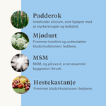 Naturligt tilskud til hundehvalpe Ledbånd Sener Muskler | localization: DA