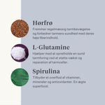 Vegansk hundetilskud til mave, fordøjelse, prutter, probiotika, præbiotika, fordøjelsesenzymer | localization: DA