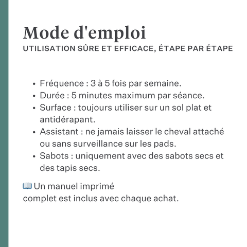 Equimove Balance Pads équilibre renforcement musculaire rééducation proprioception cheval entraînement | localization: FR