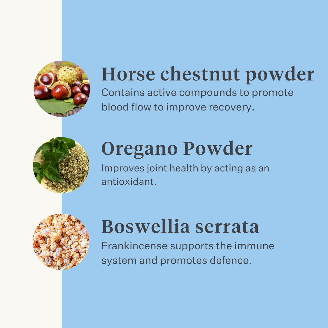 Natural supplement horse pony joints ligaments tendons muscles | localization: EN