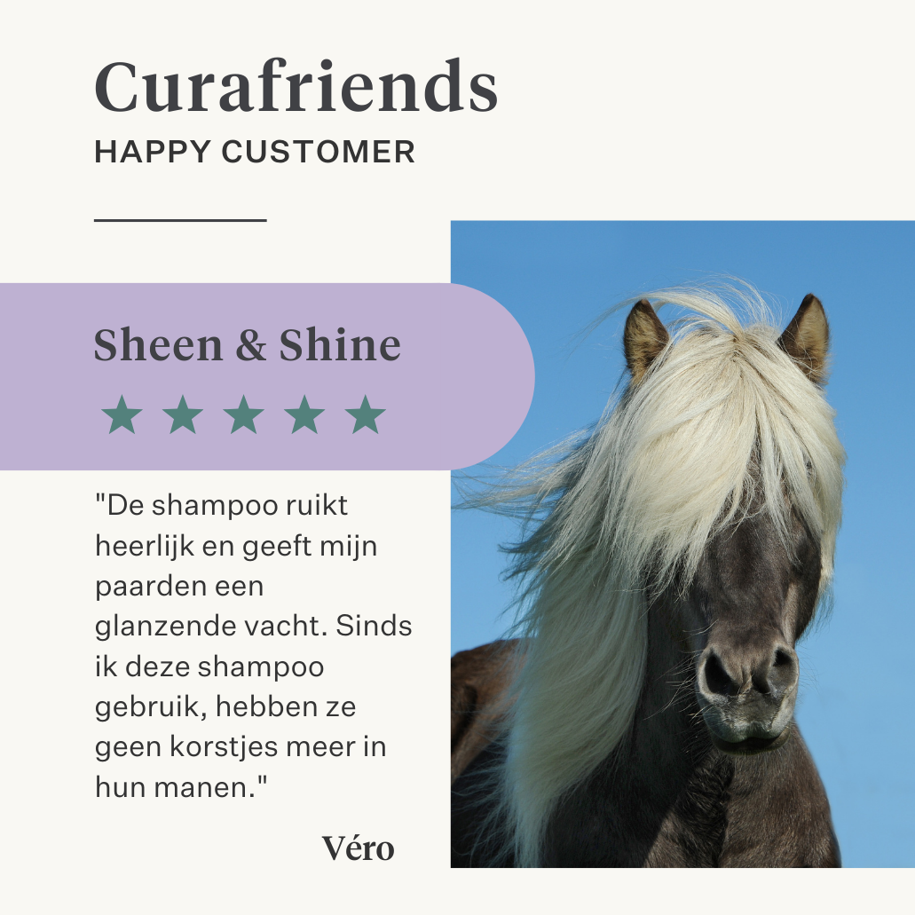 shampoo horse pony sensitive skin shiny coat itchy skin eczema | localization: NL