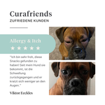 Imby Allergy & Itch Ergänzungsfuttermittel für Hunde, unterstützt die Hautgesundheit und hilft Juckreiz zu reduzieren, hilft eine starke Hautbarriere und ein ausgeglichenes Immunsystem zu erhalten, unterstützt den Hautkomfort über die Darm-Haut-Achse, hypoallergene Formel für den täglichen Gebrauch geeignet. | localization: DE