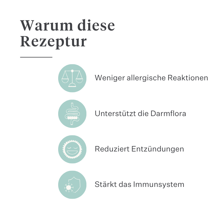 Imby Allergy & Itch Ergänzungsfuttermittel für Hunde, unterstützt die Hautgesundheit und hilft Juckreiz zu reduzieren, hilft eine starke Hautbarriere und ein ausgeglichenes Immunsystem zu erhalten, unterstützt den Hautkomfort über die Darm-Haut-Achse, hypoallergene Formel für den täglichen Gebrauch geeignet. | localization: DE