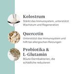 Imby Allergy & Itch Ergänzungsfuttermittel für Hunde, unterstützt die Hautgesundheit und hilft Juckreiz zu reduzieren, hilft eine starke Hautbarriere und ein ausgeglichenes Immunsystem zu erhalten, unterstützt den Hautkomfort über die Darm-Haut-Achse, hypoallergene Formel für den täglichen Gebrauch geeignet. | localization: DE