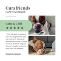 Imby Calm & Chill supplement for dogs, supports calm behaviour and emotional balance, helps dogs relax without dulling personality, supports the nervous system during stress, hypoallergenic formula suitable for daily use, helps dogs cope with noise, travel and changes. | localization: EN