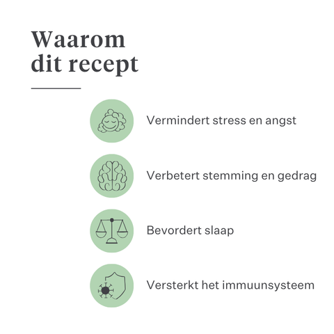 Imby Calm & Chill supplement voor honden, ondersteunt rustig gedrag en emotionele balans, helpt honden ontspannen zonder hun persoonlijkheid te veranderen, ondersteunt het zenuwstelsel bij stress, hypoallergene formule geschikt voor dagelijks gebruik, helpt bij omgaan met geluid, reizen en veranderingen. | localization: NL