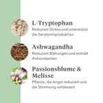 Imby Calm & Chill Ergänzungsfuttermittel für Hunde, unterstützt ruhiges Verhalten und emotionale Balance, hilft Hunden sich zu entspannen ohne ihre Persönlichkeit zu verändern, unterstützt das Nervensystem bei Stress, hypoallergene Formel für den täglichen Gebrauch geeignet, hilft bei Lärm, Reisen und Veränderungen. | localization: DE