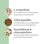 Imby Calm & Chill supplement voor honden, ondersteunt rustig gedrag en emotionele balans, helpt honden ontspannen zonder hun persoonlijkheid te veranderen, ondersteunt het zenuwstelsel bij stress, hypoallergene formule geschikt voor dagelijks gebruik, helpt bij omgaan met geluid, reizen en veranderingen. | localization: NL