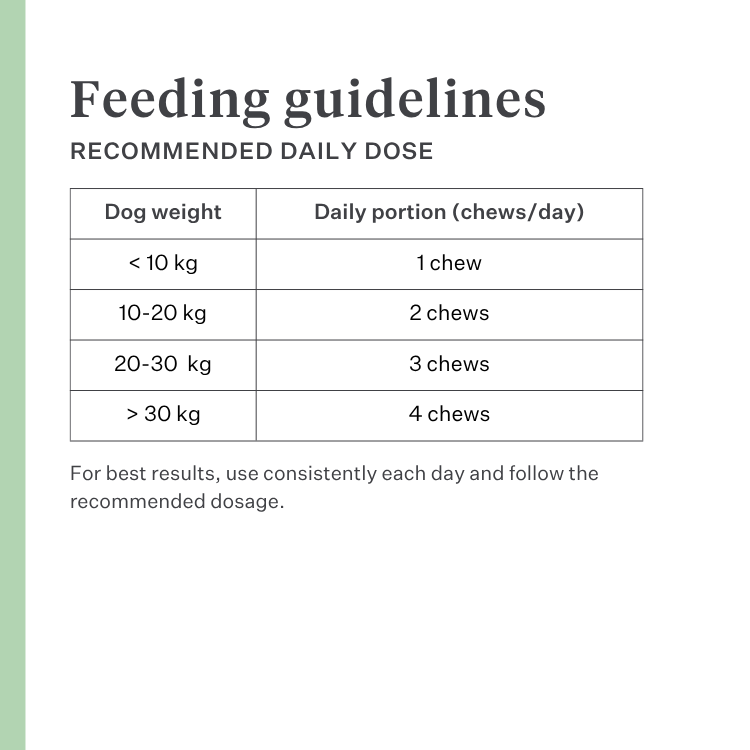 Imby Calm & Chill supplement for dogs, supports calm behaviour and emotional balance, helps dogs relax without dulling personality, supports the nervous system during stress, hypoallergenic formula suitable for daily use, helps dogs cope with noise, travel and changes. | localization: EN