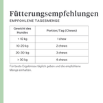 Imby Calm & Chill Ergänzungsfuttermittel für Hunde, unterstützt ruhiges Verhalten und emotionale Balance, hilft Hunden sich zu entspannen ohne ihre Persönlichkeit zu verändern, unterstützt das Nervensystem bei Stress, hypoallergene Formel für den täglichen Gebrauch geeignet, hilft bei Lärm, Reisen und Veränderungen. | localization: DE