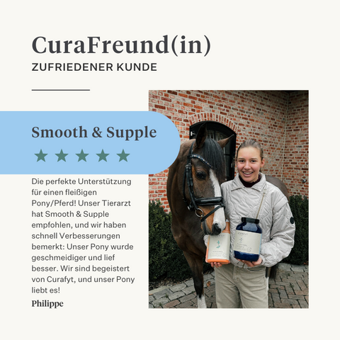 Natürliches Ergänzungsmittel für Pferd und Pony, Gelenke, Bänder, Sehnen, Muskeln | localization: DE