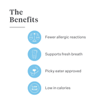 Imby Plant-Based dental sticks for dogs, supports dental health and helps reduce plaque buildup, helps clean teeth and support healthy gums, infused with mint and parsley for fresh breath, natural and highly palatable daily chew. | localization: EN