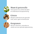 Imby plantaardige dental sticks voor honden, ondersteunen de tandgezondheid en helpen tandplak te verminderen, helpen de tanden te reinigen en het tandvlees gezond te houden, verrijkt met munt en peterselie voor een frisse adem, natuurlijke en zeer smakelijke dagelijkse kauwsnack. | localization: NL