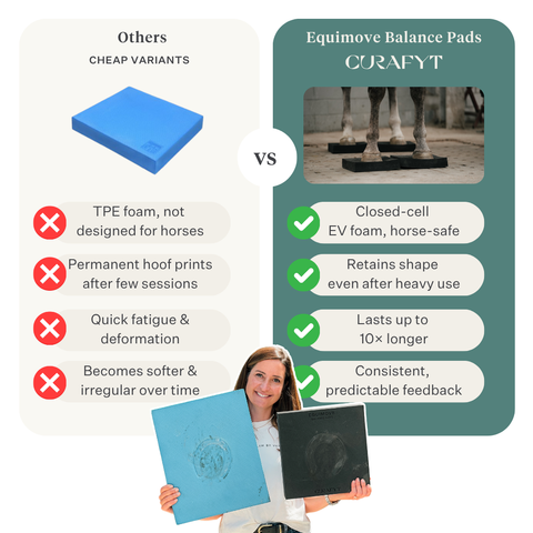 Equimove Balance Pads balance training core stability rehabilitation horse training proprioception | localization: EN