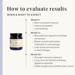 horse pony gut colic gas stomach ulcers probiotics prebiotics flaxseed diarrhea watery feces soft feces | localization: EN