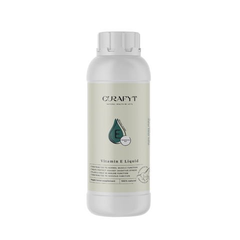 Vitamina E liquida | ad alto assorbimento | supporto per muscoli e nervi del cavallo Curafyt Vitamina E liquida | ad alto assorbimento | supporto per muscoli e nervi del cavallo Curafyt
