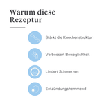 Imby Hip & Joint Ergänzungsfuttermittel für Hunde, unterstützt die Gelenkgesundheit und flexible Bewegung, hilft gesunden Knorpel und Mobilität zu erhalten, unterstützt Hunde mit Neigung zu Steifheit oder eingeschränkter Beweglichkeit, von Tierärzten entwickelte tägliche Unterstützung für aktive und ältere Hunde. | localization: DE