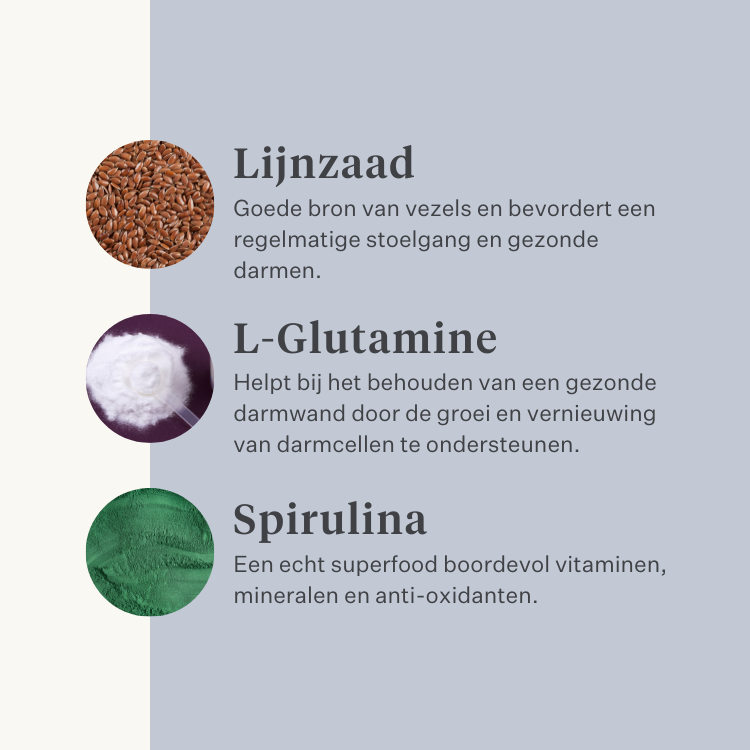 Veganistisch hondensupplement voor de maag, spijsvertering, winderigheid, probiotica, prebiotica, spijsverteringsenzymen | localization: NL