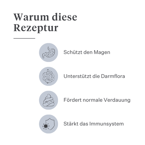 Imby Probiotics Ergänzungsfuttermittel für Hunde, unterstützt die Darmgesundheit und ein ausgewogenes Mikrobiom, hilft feste und gesunde Stühle zu fördern, unterstützt Verdauungskomfort und Regelmäßigkeit, hypoallergene Formel für den täglichen Gebrauch geeignet, hilft die Darmresilienz bei Stress oder Futterumstellungen zu erhalten. | localization: DE