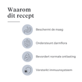 Imby Probiotics supplement voor honden, ondersteunt de darmgezondheid en een gebalanceerd microbioom, helpt bij het bevorderen van stevige en gezonde ontlasting, ondersteunt het spijsverteringscomfort en de regelmaat, hypoallergene formule geschikt voor dagelijks gebruik, helpt de darmweerbaarheid te behouden bij stress of voerveranderingen. | localization: NL