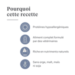 Imby Sensitive nourriture pour chiens, aliment sec complet à base d’insectes pour chiens souffrant d’allergies alimentaires, soutient la digestion et la santé de la peau, sans céréales avec prébiotiques et ingrédients naturels, formule équilibrée développée par des vétérinaires, croquettes très appétentes. | localization: FR