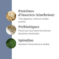 Imby Sensitive nourriture pour chiens, aliment sec complet à base d’insectes pour chiens souffrant d’allergies alimentaires, soutient la digestion et la santé de la peau, sans céréales avec prébiotiques et ingrédients naturels, formule équilibrée développée par des vétérinaires, croquettes très appétentes. | localization: FR