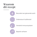 Imby Skin Health supplement voor honden, ondersteunt de algemene gezondheid en dagelijkse vitaliteit, helpt het immuunsysteem en een gezonde huid en vacht te behouden, vult voedingshiaten in de dagelijkse voeding aan, uitgebalanceerde formule ontwikkeld door dierenartsen geschikt voor dagelijks gebruik. | localization: NL