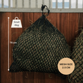 Knotless hay net for horses, designed for gentle slow feeding and improved digestive comfort.