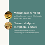 Vitamin E Liquid supplement for horses, supports muscle function, nerve health and antioxidant protection, highly bioavailable liquid formula with natural ingredients. | localization: EN