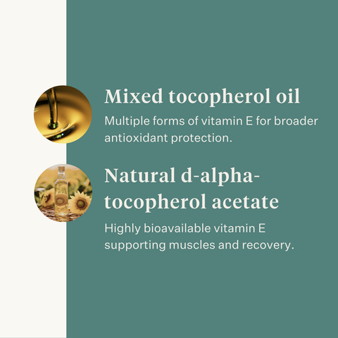 Vitamin E Liquid supplement for horses, supports muscle function, nerve health and antioxidant protection, highly bioavailable liquid formula with natural ingredients. | localization: EN