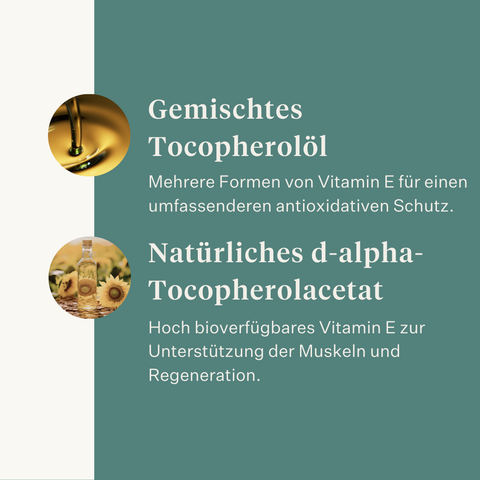 Flüssiges Vitamin-E-Ergänzungsfuttermittel für Pferde, unterstützt die Muskelfunktion, die Nervengesundheit und den antioxidativen Schutz, hoch bioverfügbare Flüssigformel mit natürlichen Inhaltsstoffen. | localization: DE