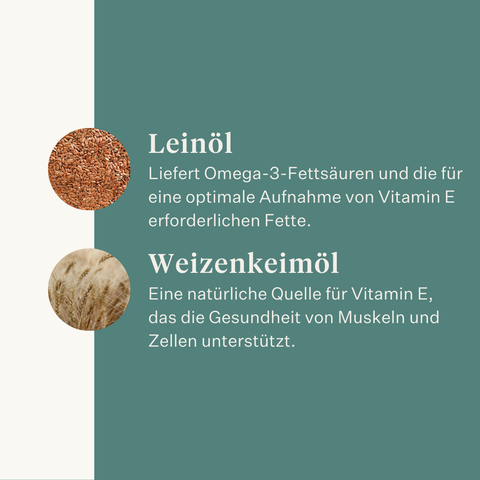 Flüssiges Vitamin-E-Ergänzungsfuttermittel für Pferde, unterstützt die Muskelfunktion, die Nervengesundheit und den antioxidativen Schutz, hoch bioverfügbare Flüssigformel mit natürlichen Inhaltsstoffen. | localization: DE