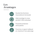 Complément Vitamin E liquide pour chevaux, soutient la fonction musculaire, la santé nerveuse et la protection antioxydante, formule liquide hautement biodisponible à base d’ingrédients naturels. | localization: FR